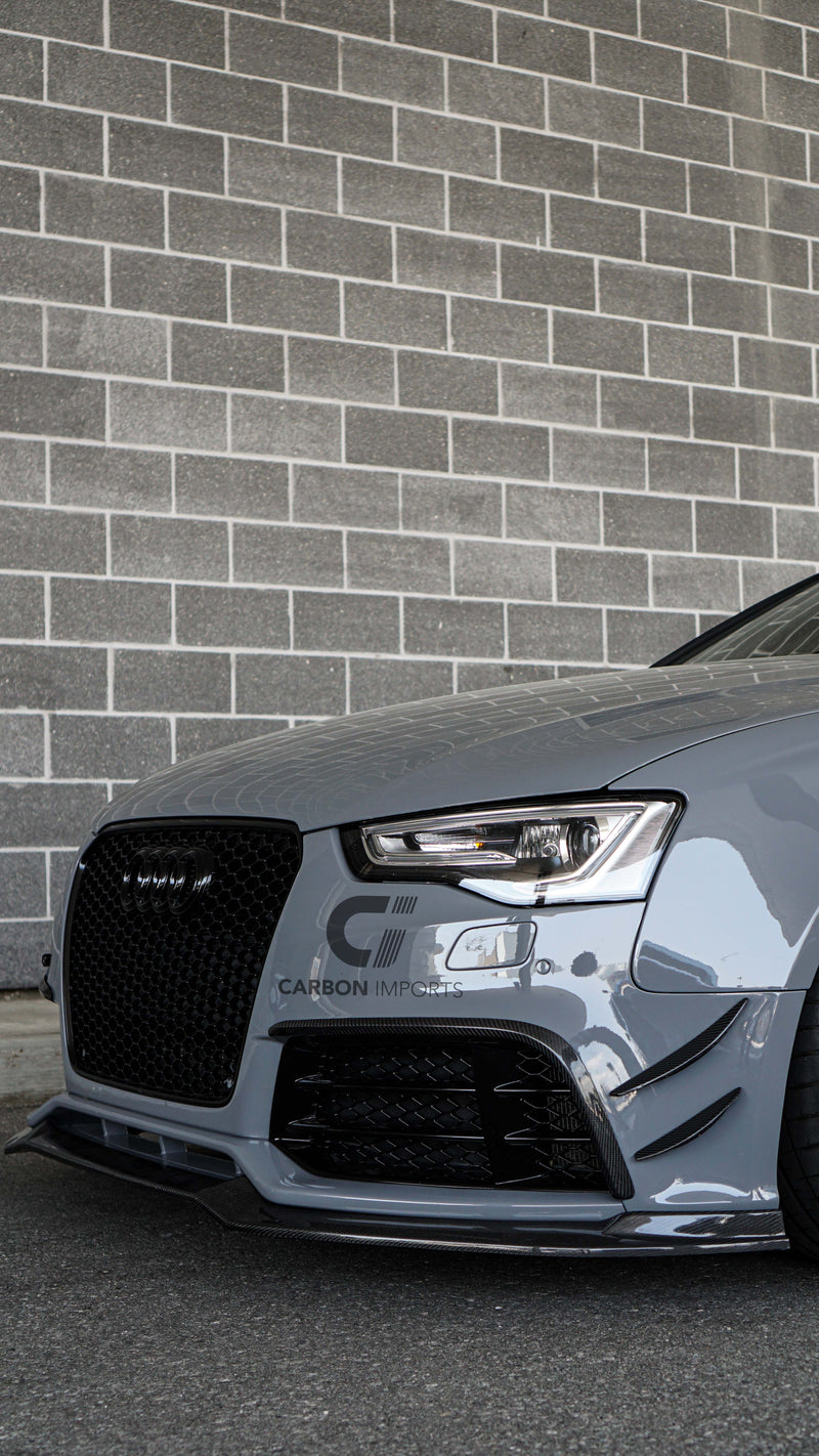 Audi RS5 2013-2016 B8.5 Carbon Fiber Front Fog Canards