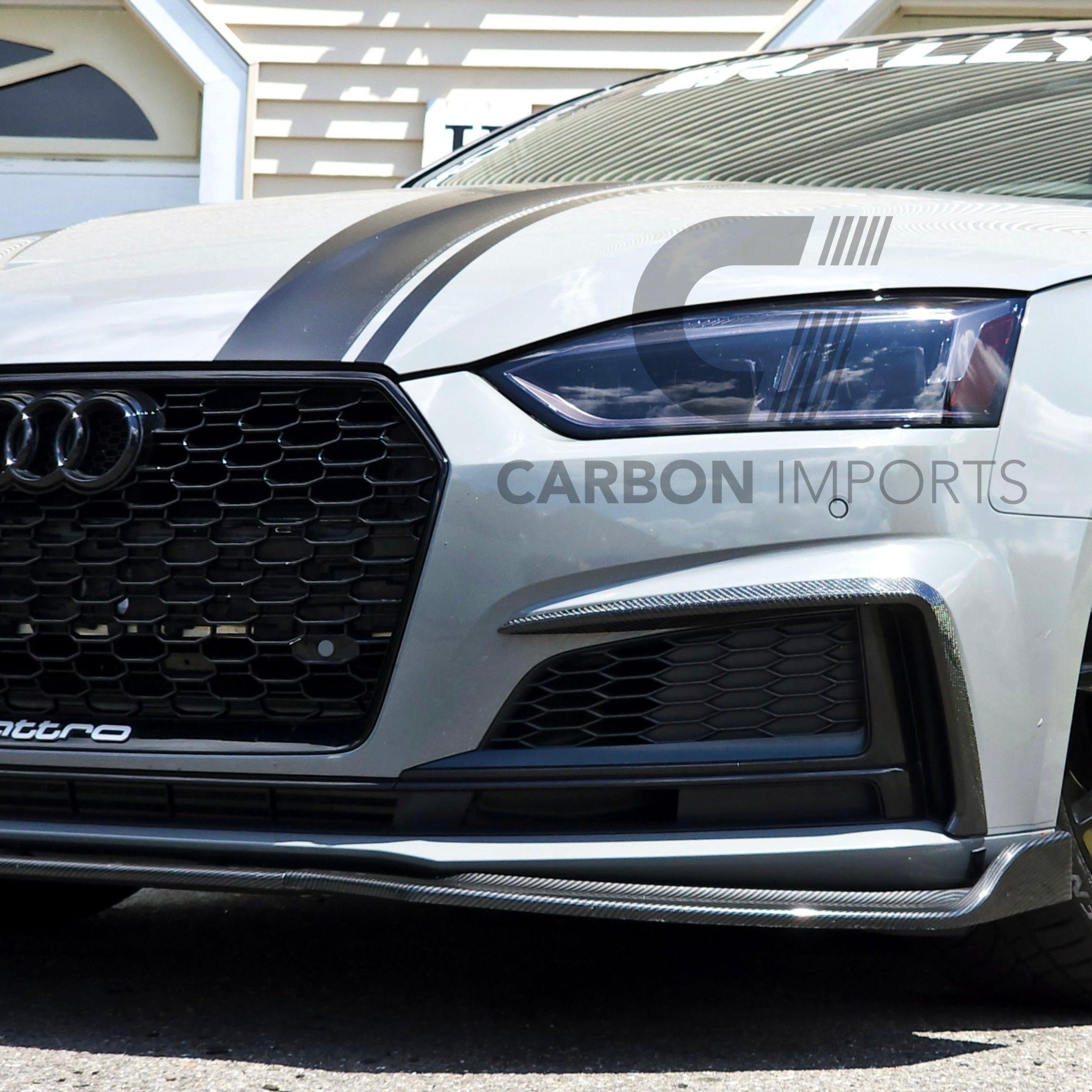 Audi S5/A5 S-Line B9 Carbon Fiber Fog Canards 2017-2019 V2