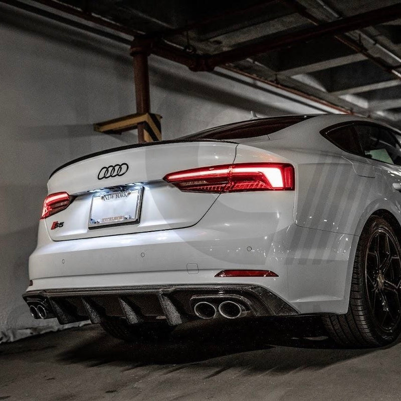 Audi S5/A5 S-Line B9 Carbon Fiber Rear Diffuser 2017-2019