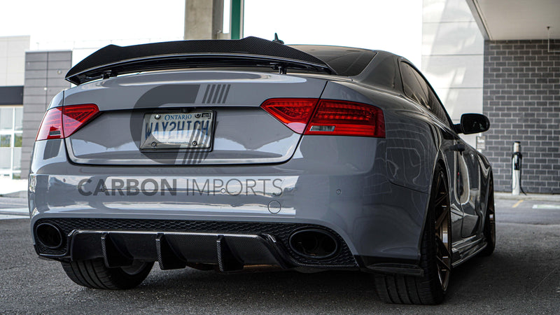 Audi RS5 2010-2016 B8.5 Carbon Fiber Rear Bumper Canards