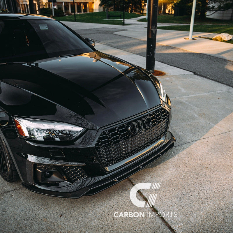 Audi A5/S5 B9.5 Carbon Fiber Front Lip 2020-2025