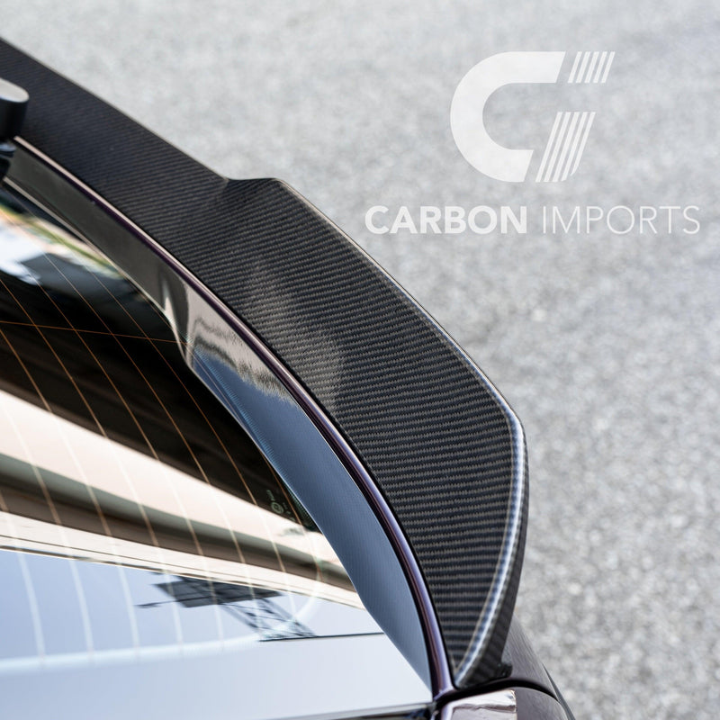 Audi RS6 C8 Carbon Fiber Trunk Lip 2020-2025 V1