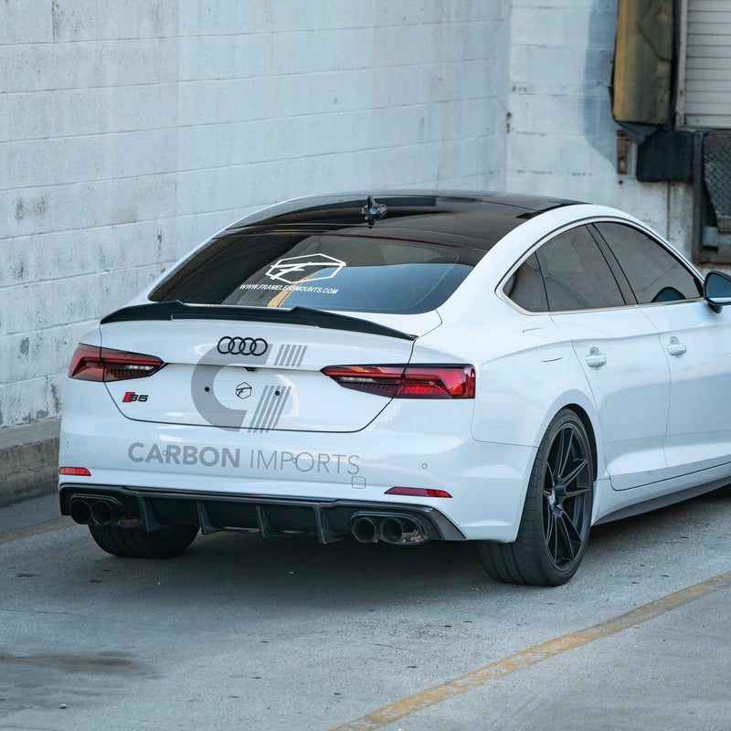 Audi S5/A5 S-Line B9 Carbon Fiber Rear Diffuser 2017-2019