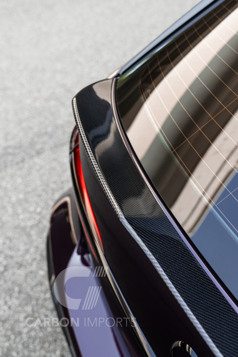 Audi RS6 C8 Carbon Fibre Upper Rear Lip Spoiler by Urban (2019+)