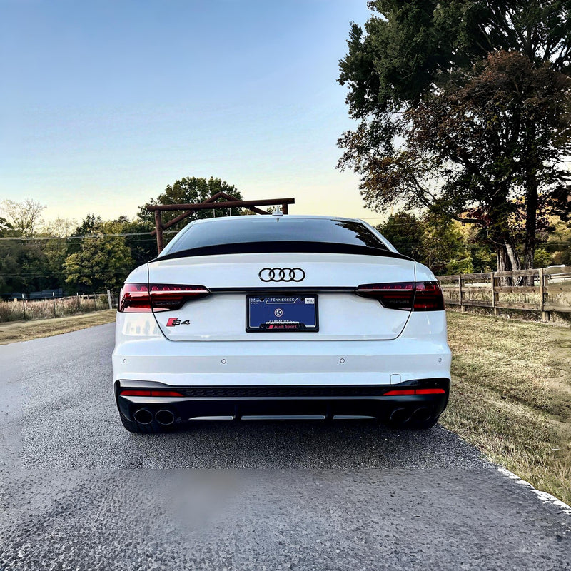 Audi S4/A4 B9/B9.5 Carbon Fiber Trunk Lip 2017-2025 Lowkick Version