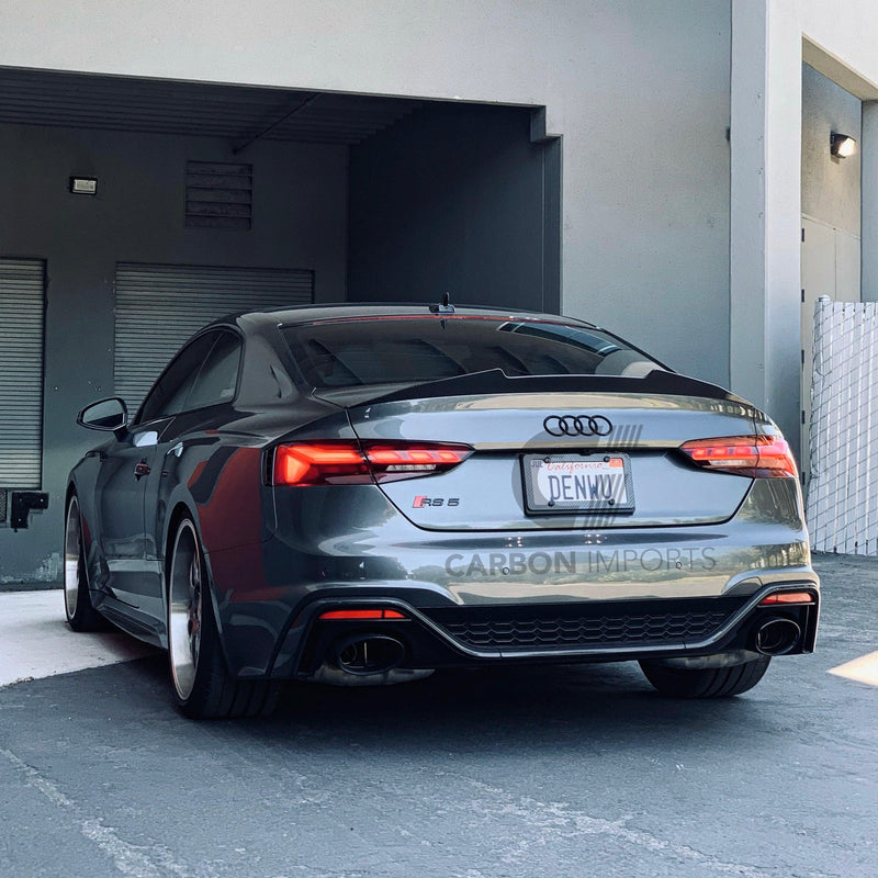 Audi A5/S5/RS5 B9 Carbon Fiber Trunk Lip 2017-2025 V2