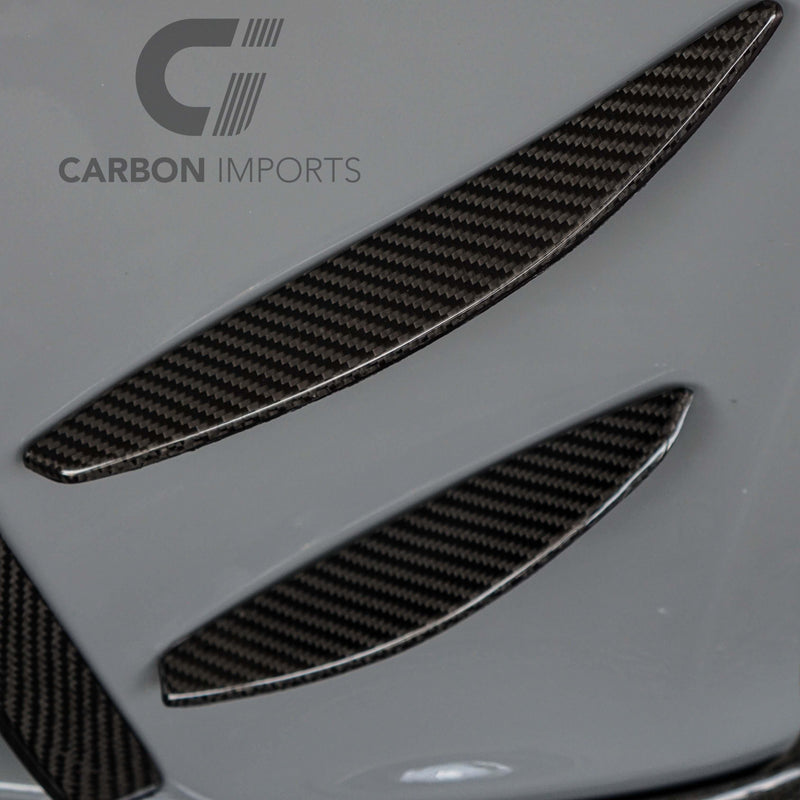 Audi RS5 2013-2016 B8.5 Carbon Fiber Front Bumper Canards