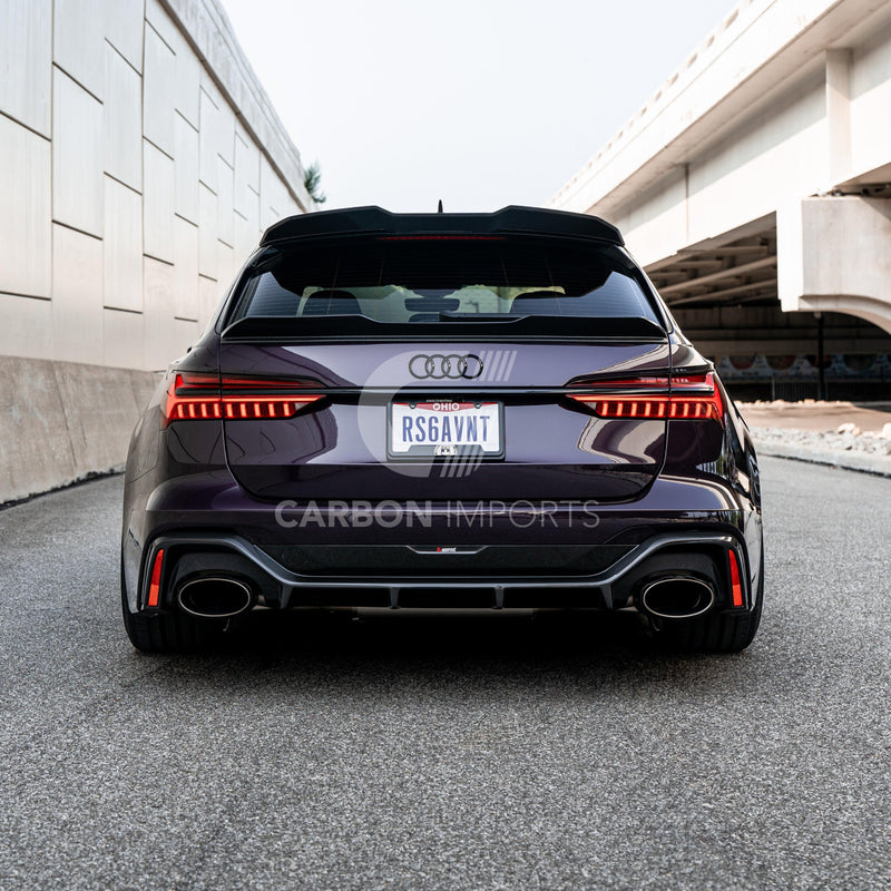 Audi RS6 C8 Carbon Fiber Roof Spoiler 2020-2025