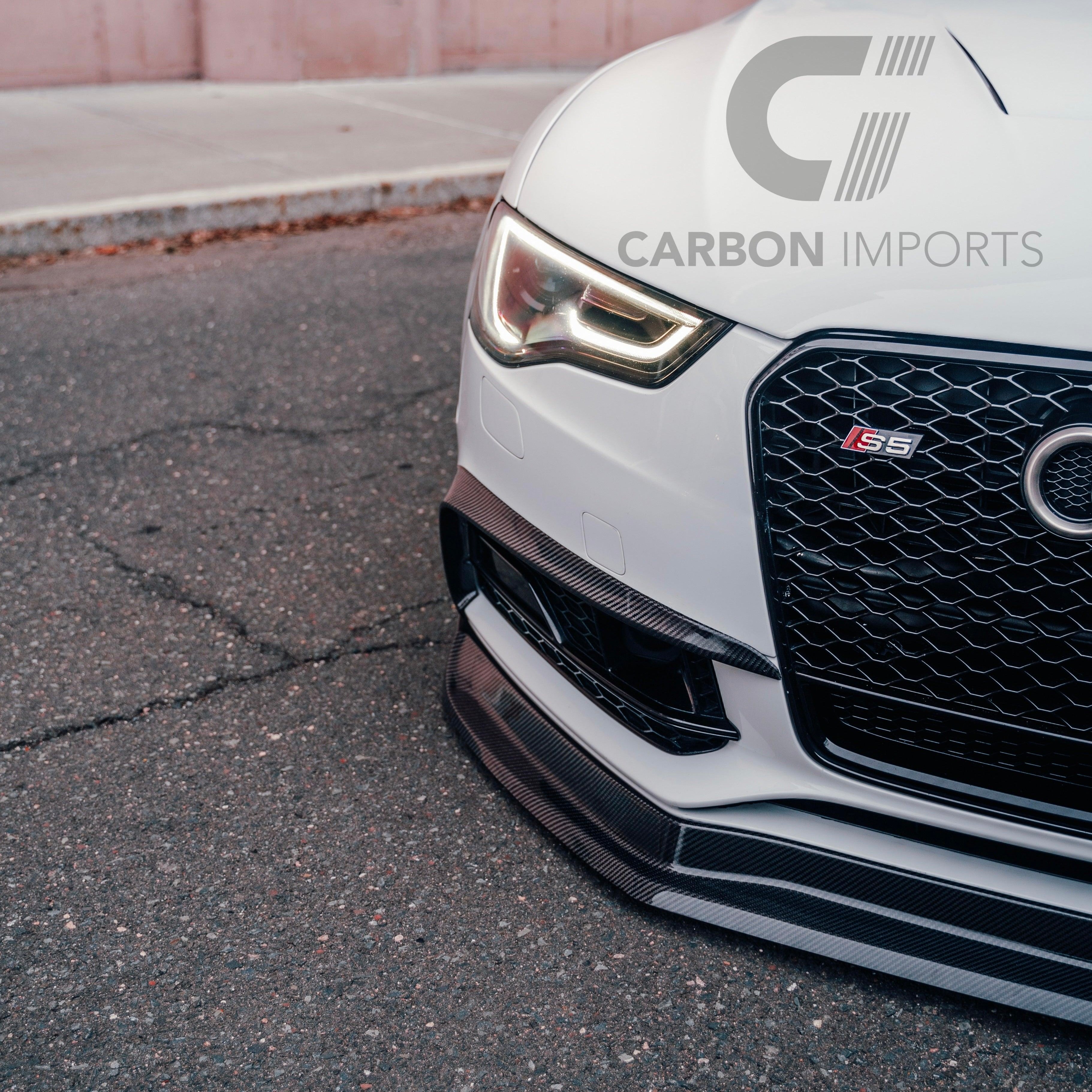 Audi S5/A5 S-Line B8.5 Carbon Fiber Front Lip 2013-2016