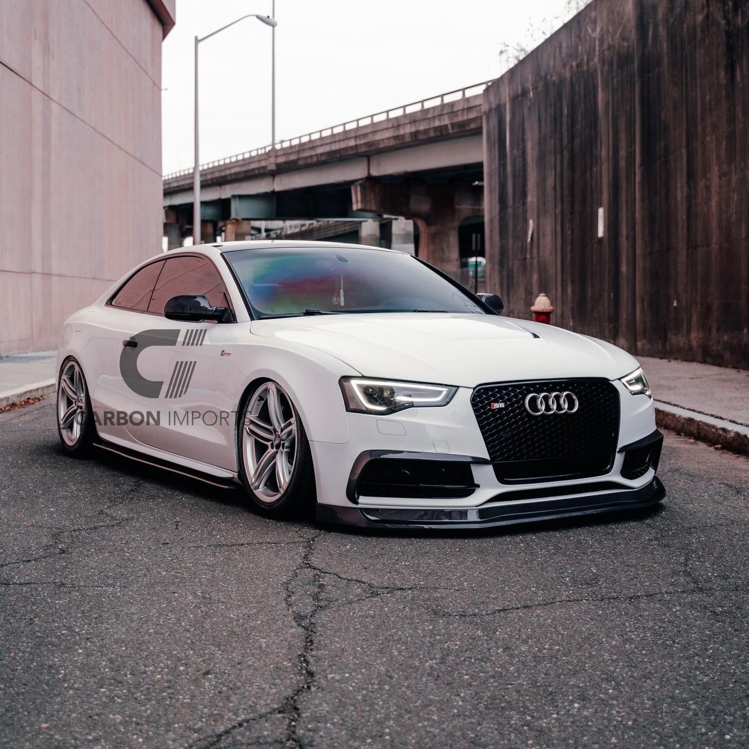 Audi S5/A5 S-Line B8.5 Carbon Fiber Front Lip 2013-2016