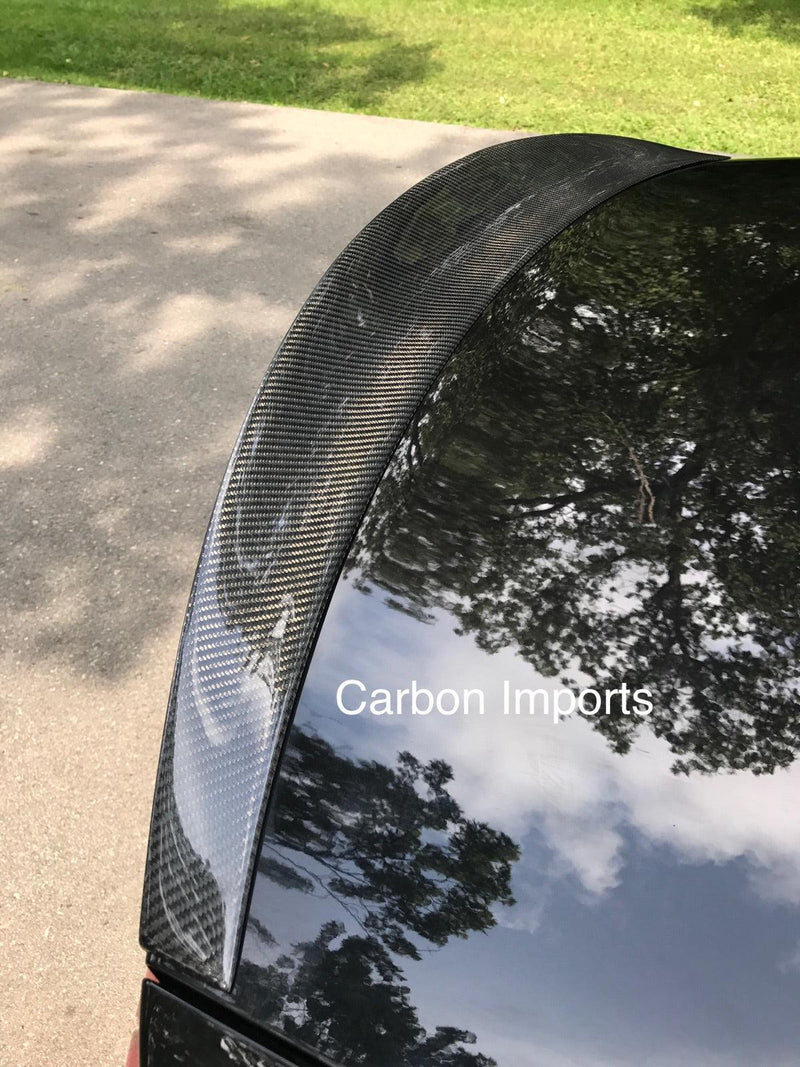 Audi S4 2009-2016 B8/B8.5  Carbon Fiber Trunk Lip HighKick Version