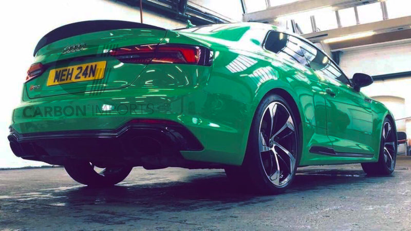 Audi A5/S5/RS5 2017-2023 B9/B9.5 Carbon Fiber Trunk Lip HighKick Version