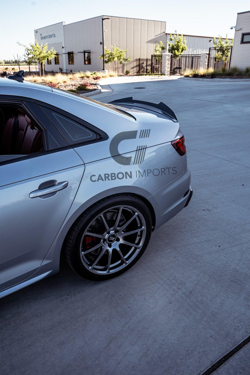 Audi A4/S4 B9/B9.5 Carbon Fiber Trunk Lip 2017-2023 V2