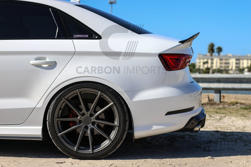 Audi A3/S3/RS3 Carbon Fiber Trunk Lip 2015-2020 V4