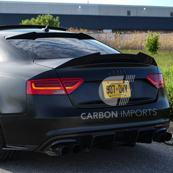 Audi A5/S5 2013-2016 B8.5 Rear Carbon Bumper Canards