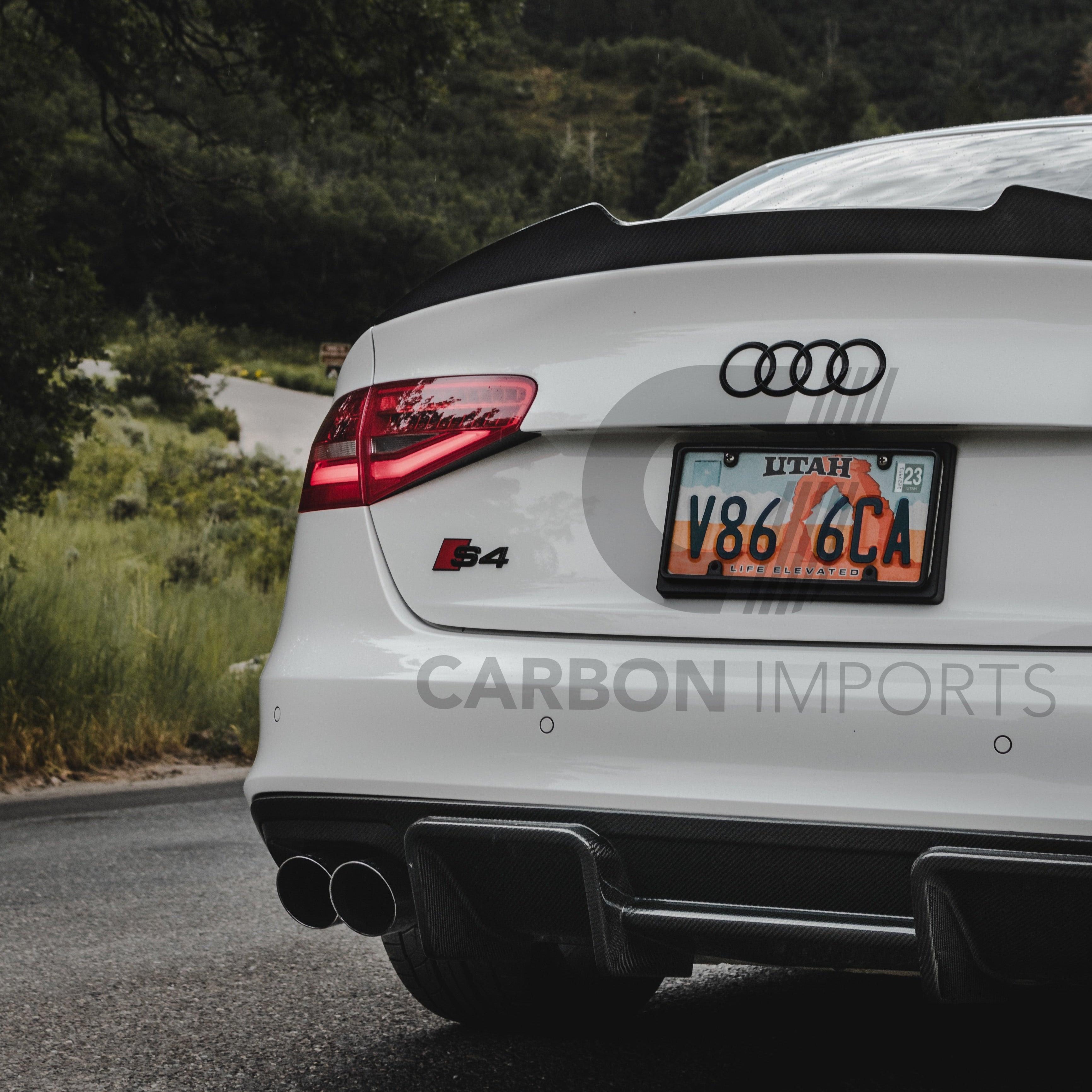 Audi S4/A4 S-Line B8.5 Carbon Fiber Rear Diffuser 2013-2016