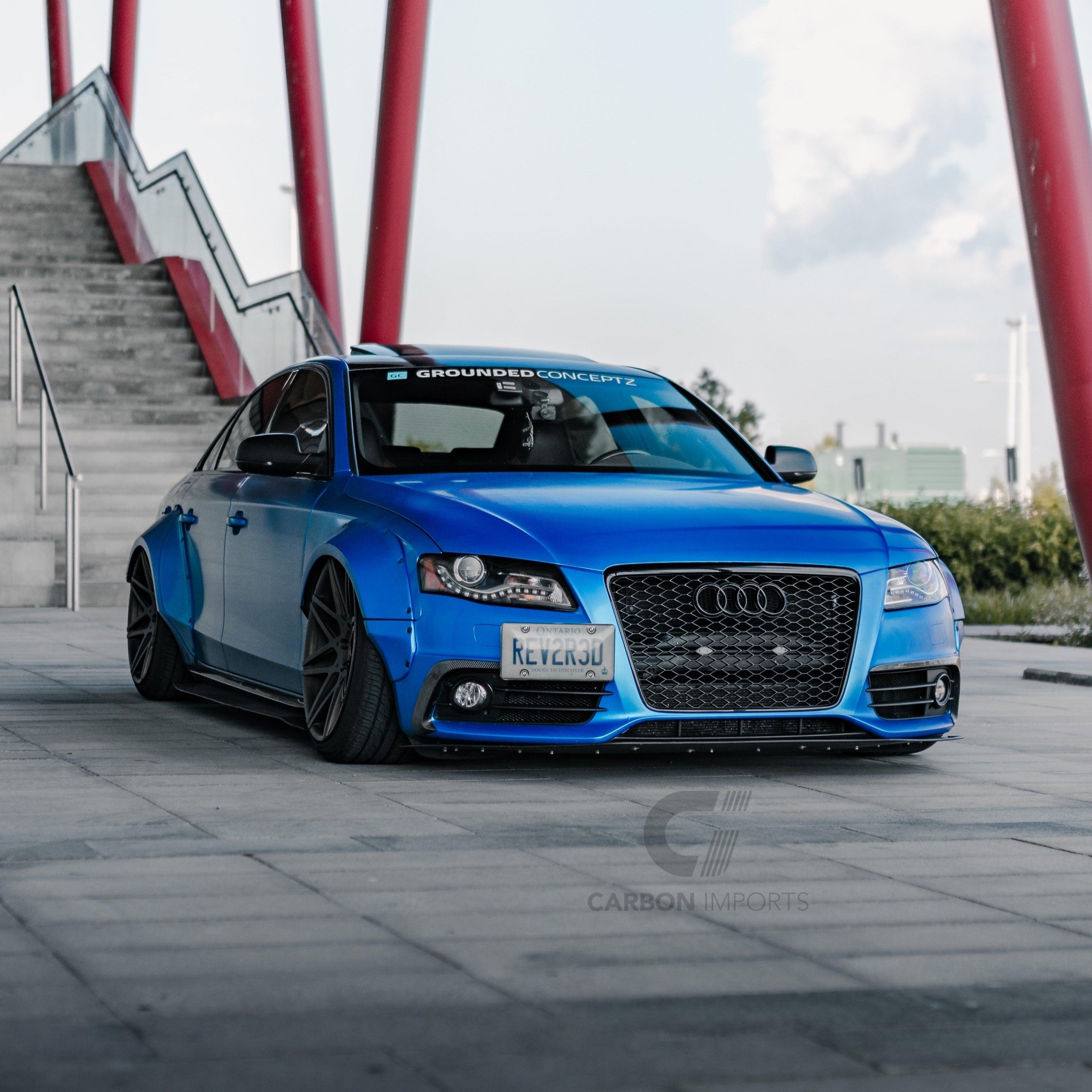Audi S4/A4 S-Line B8 Carbon Fiber Fog Canards 2009-2012