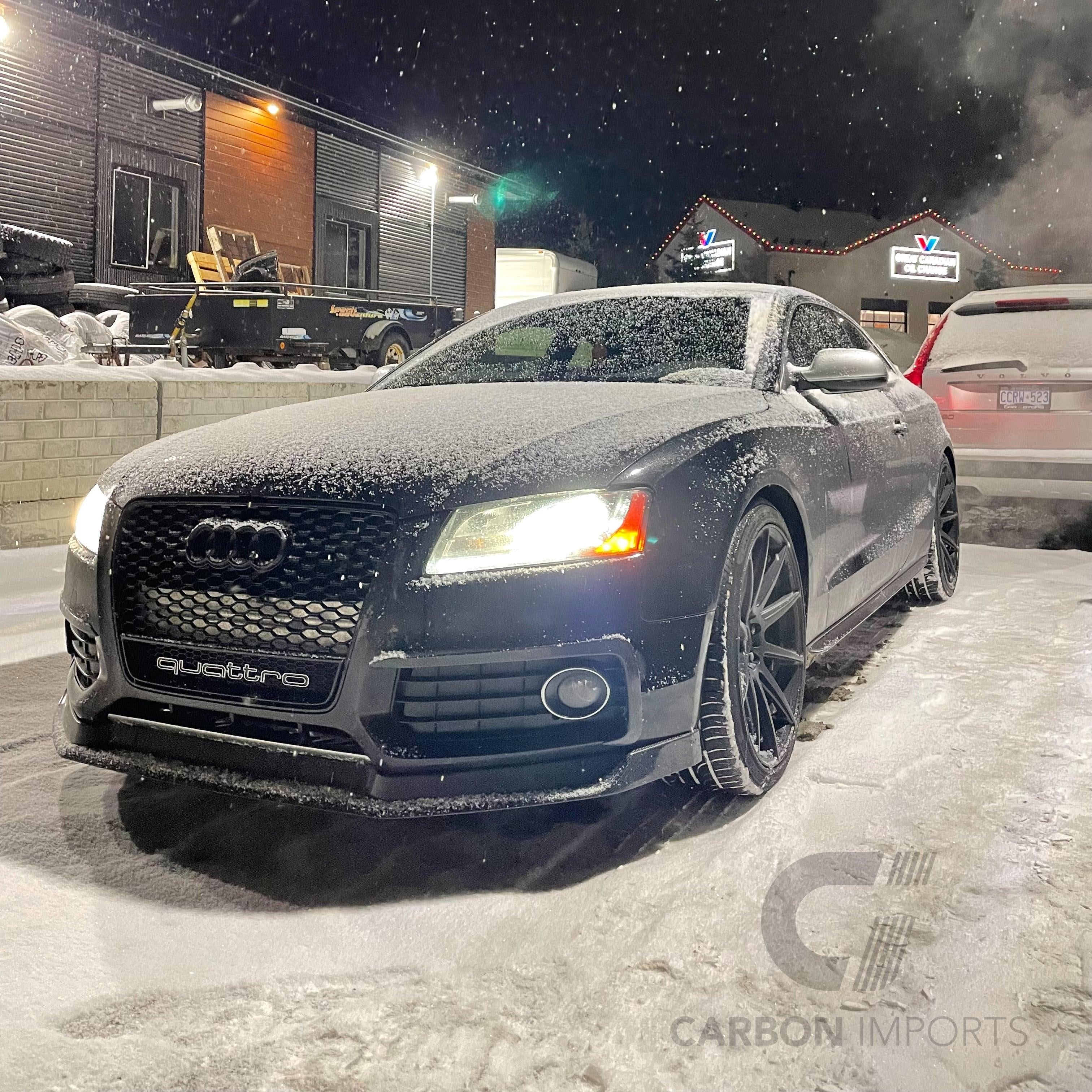 Audi S5/A5 S-Line B8 Carbon Fiber Front Lip 2007-2012