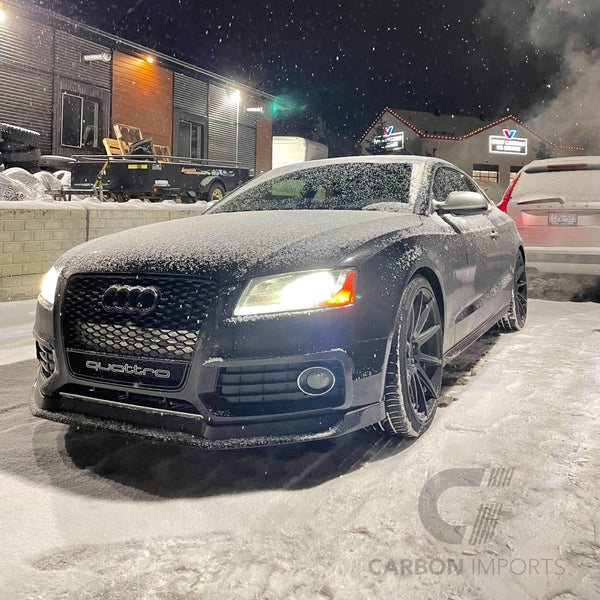 Audi S5/A5 S-Line B8 Carbon Fiber Front Lip 2007-2012
