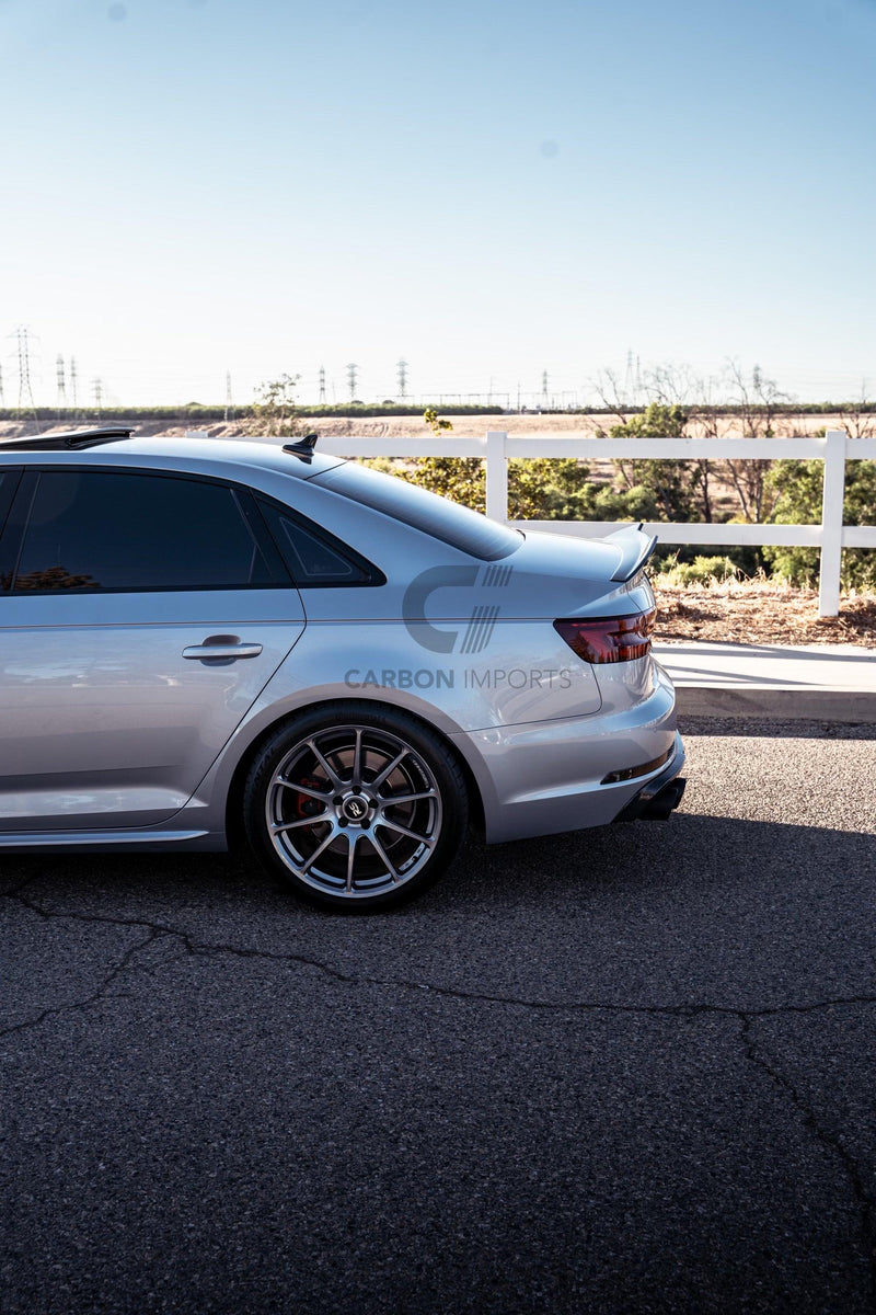 Audi A4/S4 B9/B9.5 Carbon Fiber Trunk Lip 2017-2023 V2