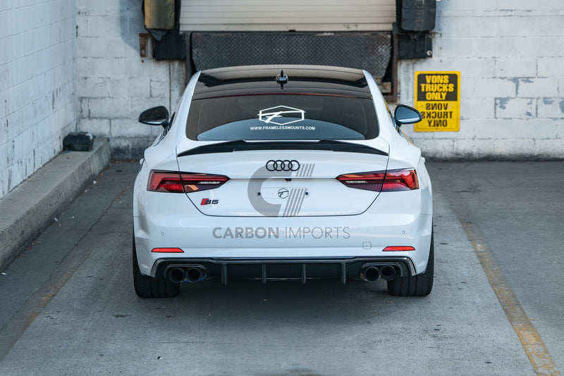 Audi S5 / A5 S-Line 2017-2019 B9 Carbon Fiber Diffuser
