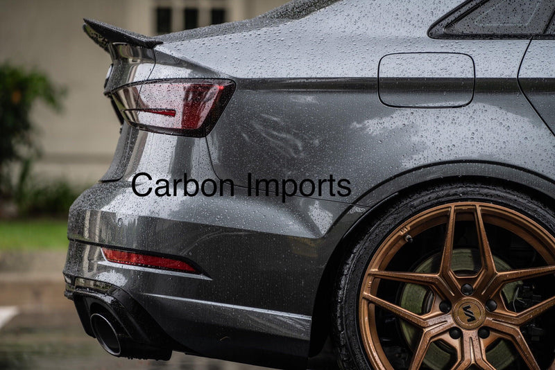 Audi A3/S3/RS3 Carbon Fiber Trunk Lip 2015-2020 V2