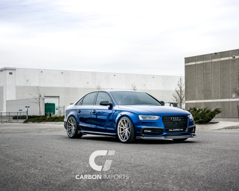 Audi A4/S4/RS4 B8 & B8.5 Carbon Fiber Side Skirts