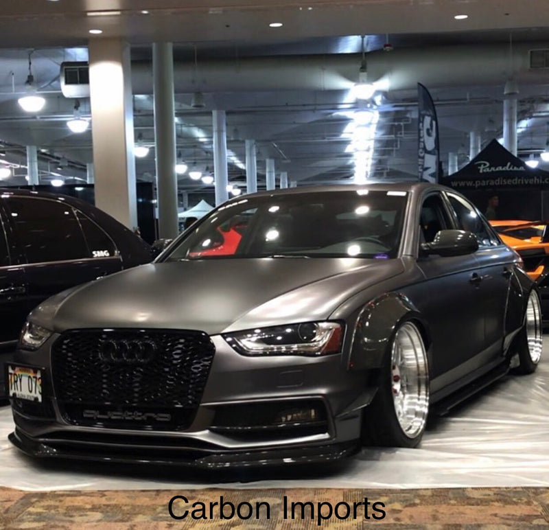 Audi A4/S4/RS4 B8 & B8.5 Carbon Fiber Side Skirts