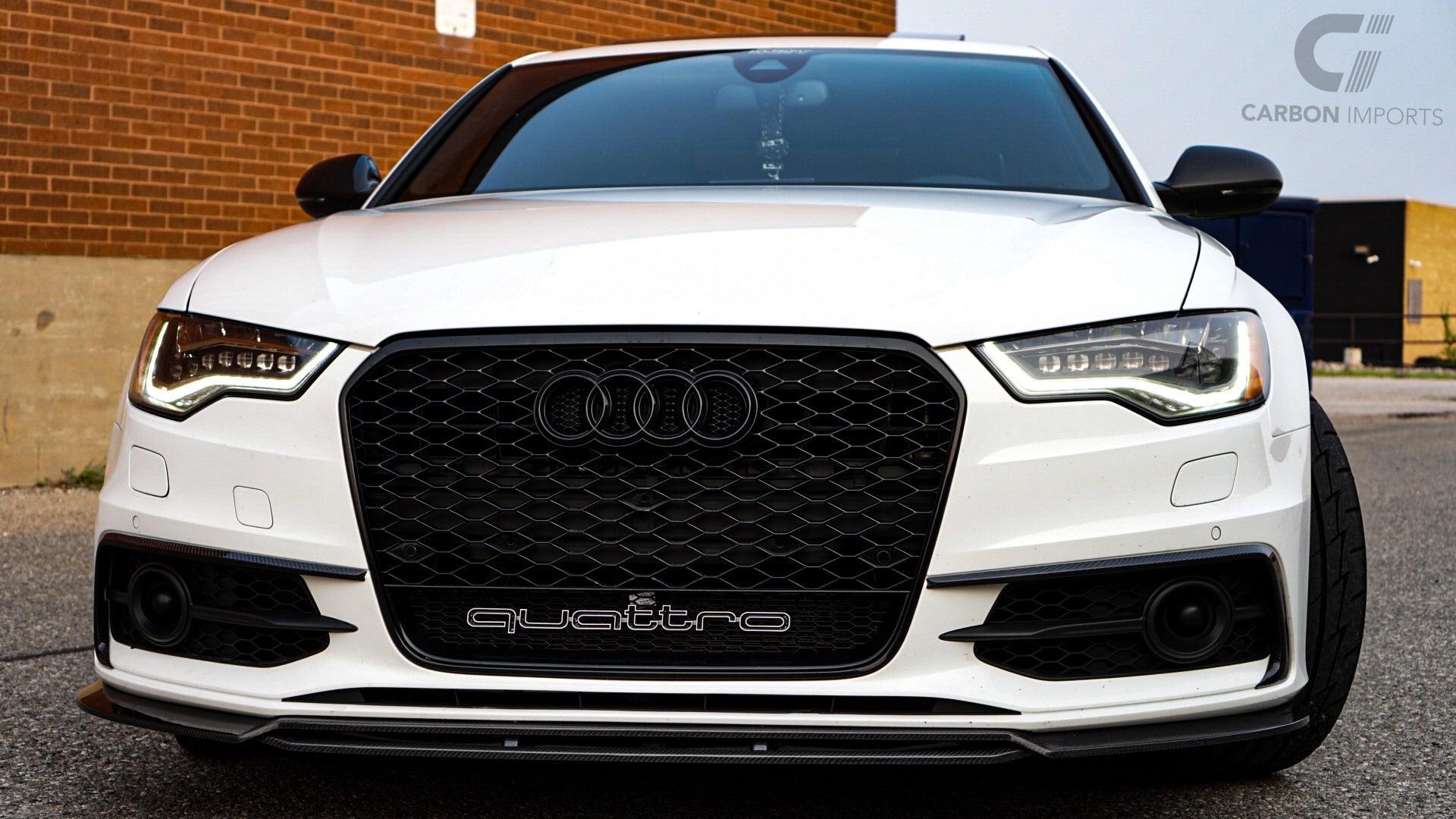 Audi S6/A6 S-Line C7 Carbon Fiber Fog Canards 2012-2015