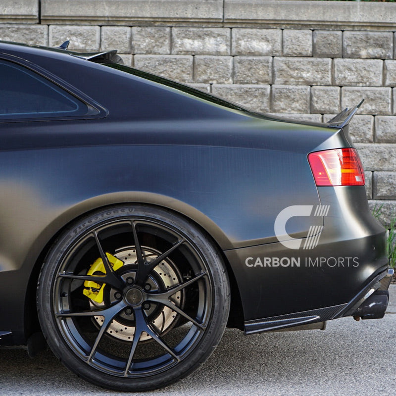 Audi S5/A5 B8.5 Carbon Fiber Rear Bumper Canards 2013-2016