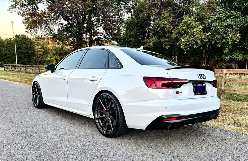 Audi A4 / S4 2017-2023 B9/B9.5  Carbon Fiber Trunk Lip LowKick Version