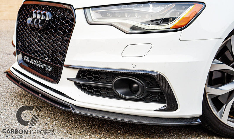 Audi S6/A6 S-Line C7 Carbon Fiber Fog Canards 2012-2015