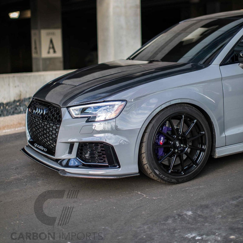 Audi RS3 Carbon Front Fiber Lip 2017-2020