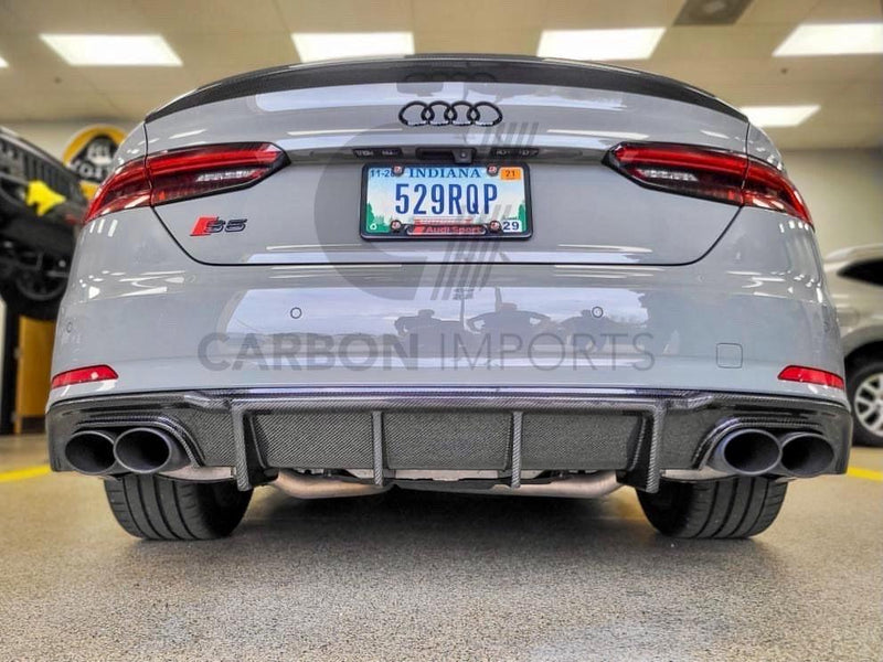 Audi S5 / A5 S-Line 2017-2019 B9 Carbon Fiber Diffuser