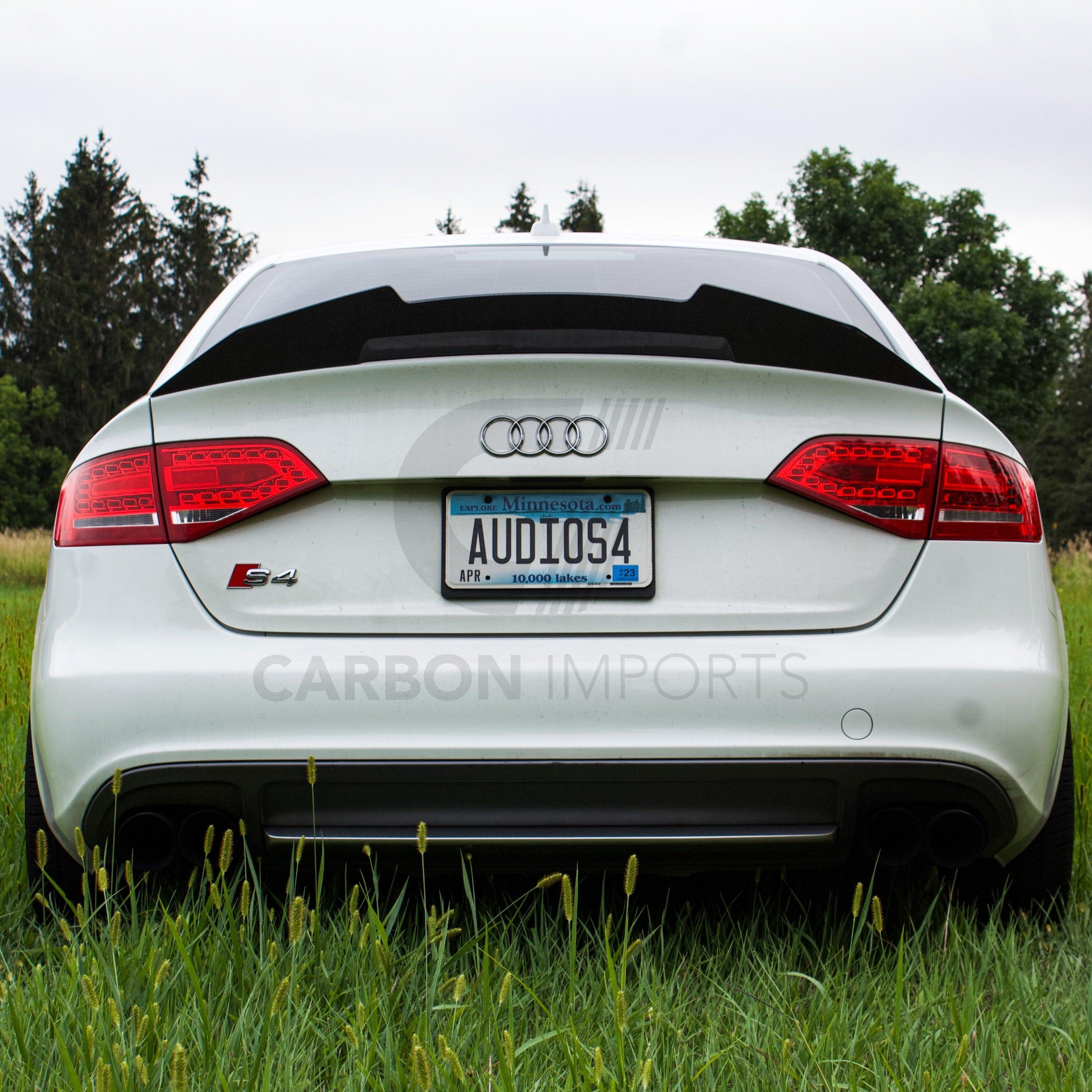 Audi S4 B8/B8.5 Carbon Fiber Trunk Lip 2009-2016 V4.5