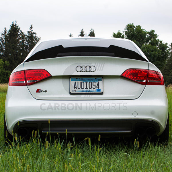 Audi S4 B8/B8.5 Carbon Fiber Trunk Lip 2009-2016 V4.5