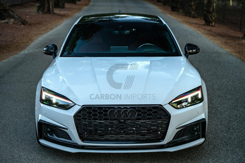 Audi S5 / A5 S Line 2017-2019 B9 Carbon Fiber Fog Canards V1