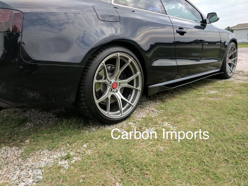 Audi A5/S5/RS5 B8 & B8.5 Carbon Fiber Side Skirts