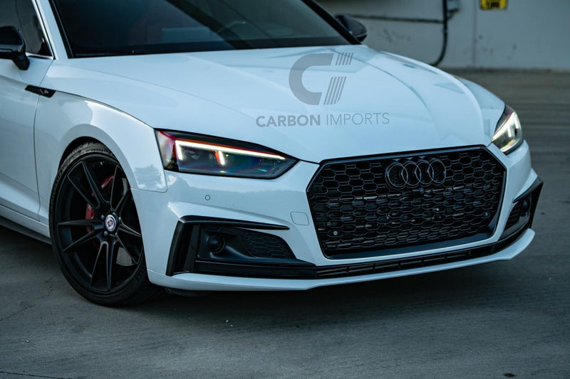 Audi S5 / A5 S Line 2017-2019 B9 Carbon Fiber Fog Canards V1