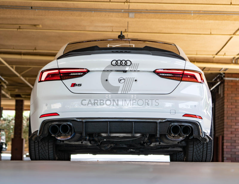 Audi A5/S5 2017-2019 B9 Rear Carbon Bumper Canards