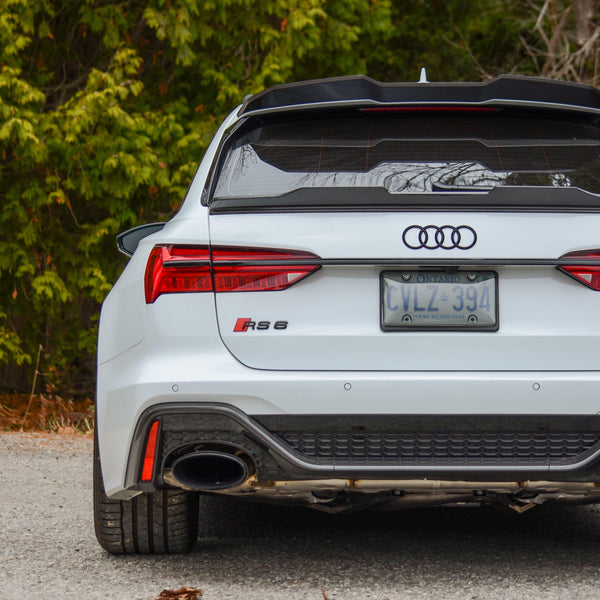 Audi RS6 C8 Carbon Fiber Trunk Lip 2020-2025 V2