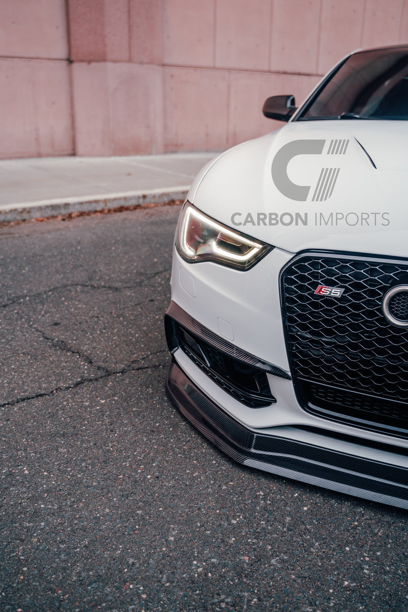 Audi S5 / A5 S Line 2013-2016 B8.5 Carbon Fiber Front Lip