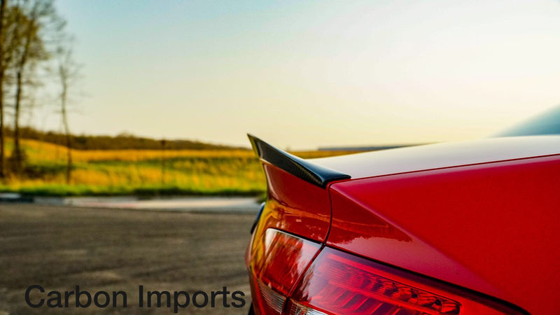 Audi S4 2009-2016 B8/B8.5  Carbon Fiber Trunk Lip LowKick Version