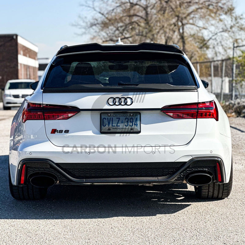 Audi RS6 C8 Carbon Fiber Trunk Lip 2020-2024 V2 – Carbon Imports