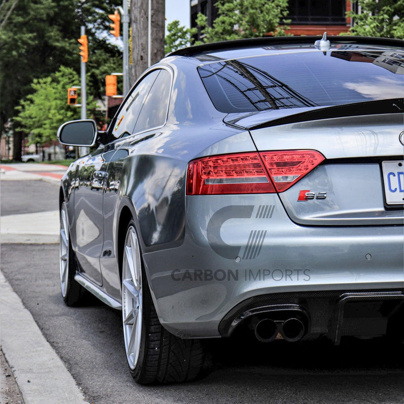 Audi S5/A5 S-Line B8 Carbon Fiber Rear Diffuser 2007-2012