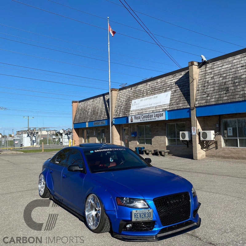 Audi S4/A4 S-Line B8 Carbon Fiber Front Lip 2009-2012