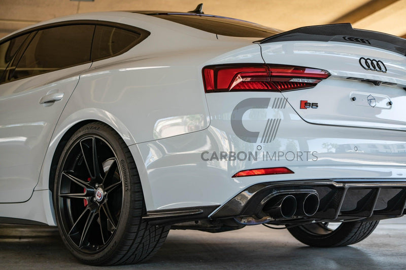 Audi A5/S5 2017-2019 B9 Rear Carbon Bumper Canards