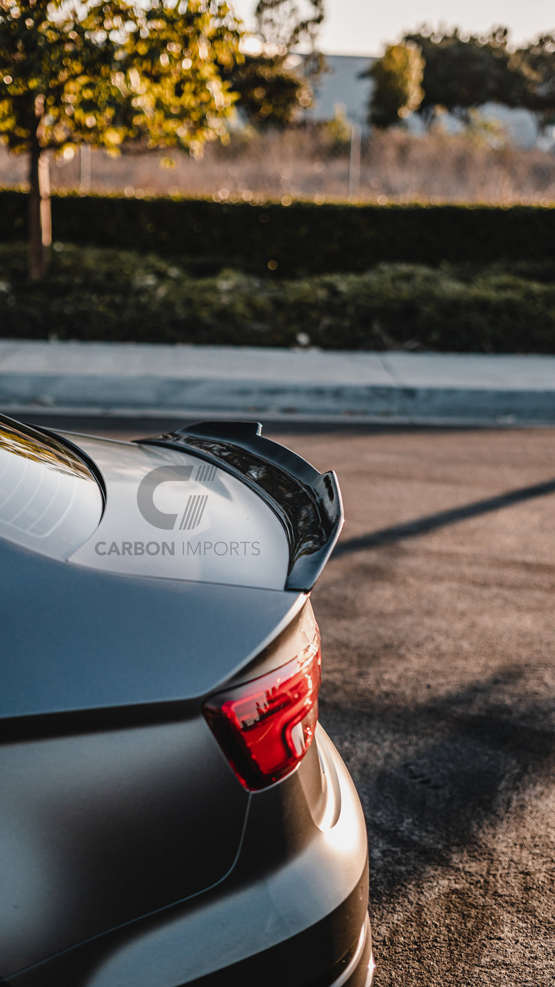 Audi A3/S3/RS3 Carbon Fiber Trunk Lip 2015-2020 V4