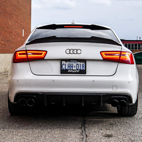 Audi A6/S6 C7/C7.5 Carbon Fiber Roof Spoiler 2012-2018 V2