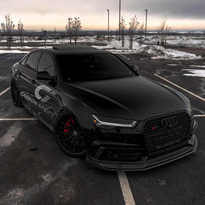 Audi S6 / A6 S-Line 2016-2018 C7.5 Carbon Fiber Front Lip